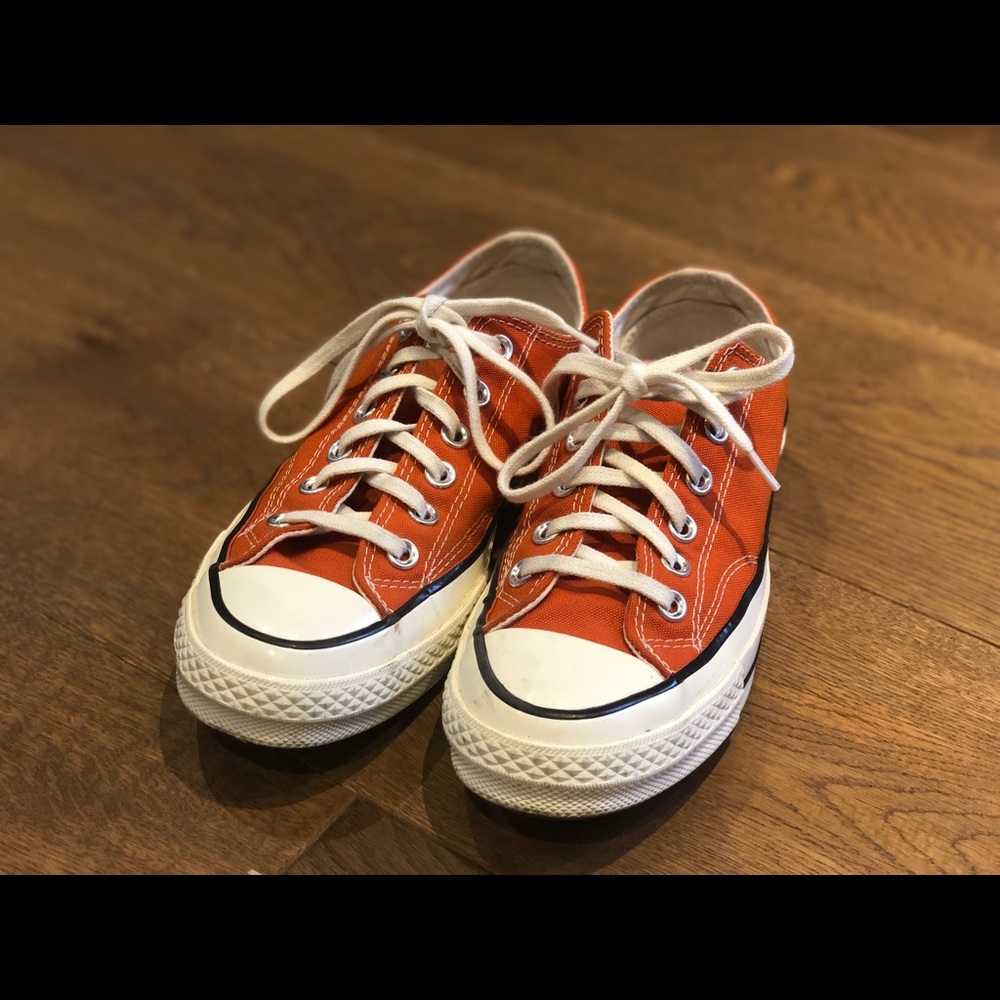 Orange Chuck 70 Converse
